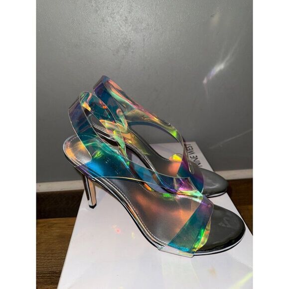 Nine West Ilene Almond Toe Dress Sandals Size 7.5 - Picture 12 of 14